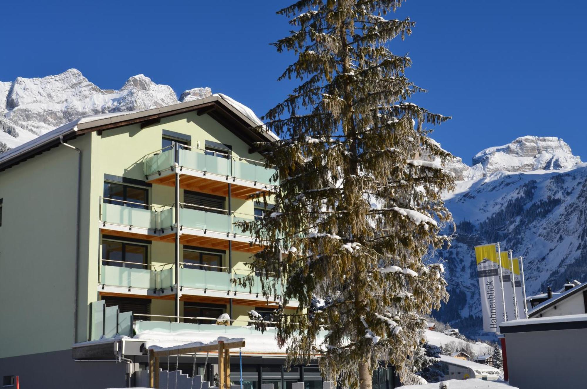 Hotel Hahnenblick Энгельберг Экстерьер фото